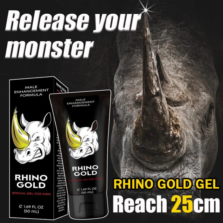 🔥 Rhino Gold Men Gel 50ml – Premium Herbal Intimate Care for Men