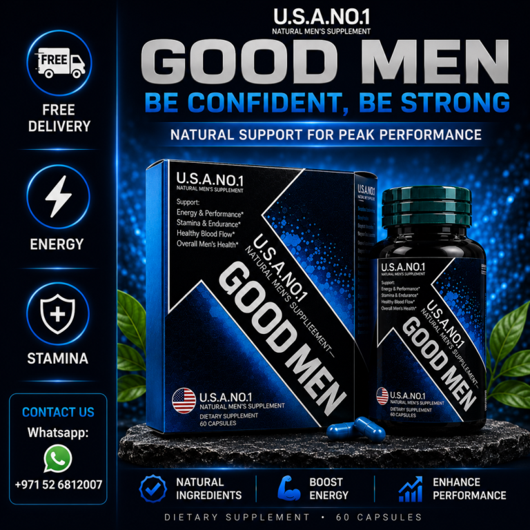 Good Men Capsule 60 Capsules – Ultimate Power & Energy Booster Formula