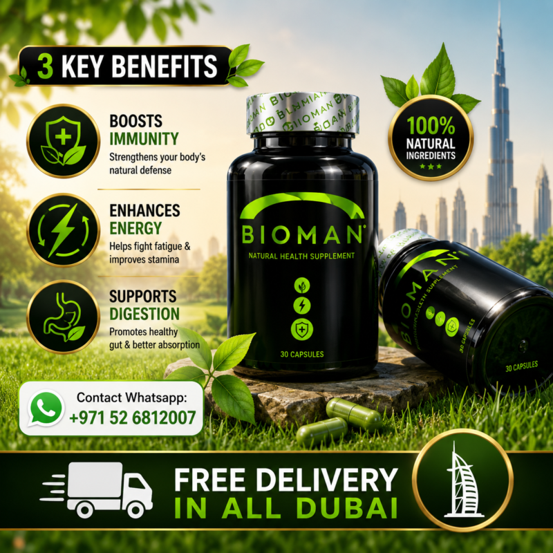 💊 biomanix capsules 60’s – natural men wellness support