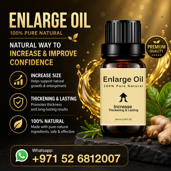 Premium Enlarge Oil 10ml – 100% Pure Natural Thickening