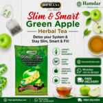 🍏 Slim & Smart Green Apple Herbal Tea Bags – 1 Powerful Pack