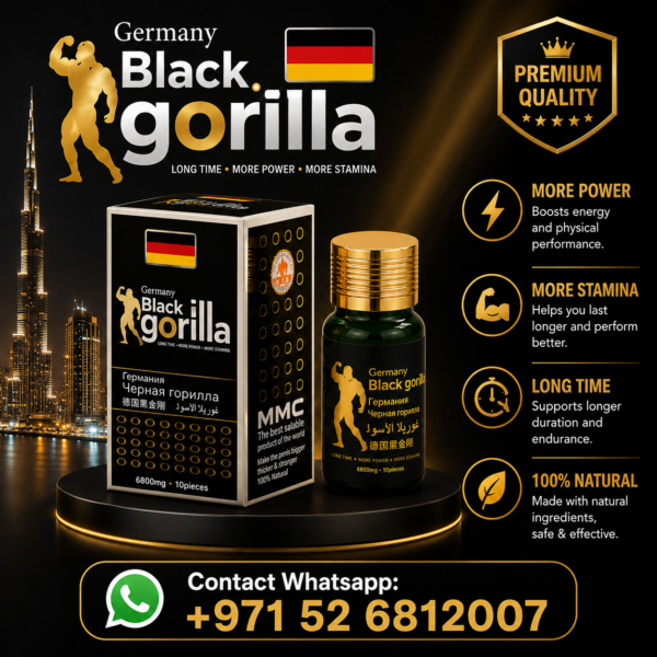 Powerful Black Gorilla Pills 10 Tablets for Men’s Wellness Support