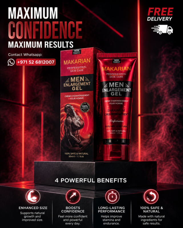 🌿 Maxman Men Gel 50ml – Herbal Topical Care Gel