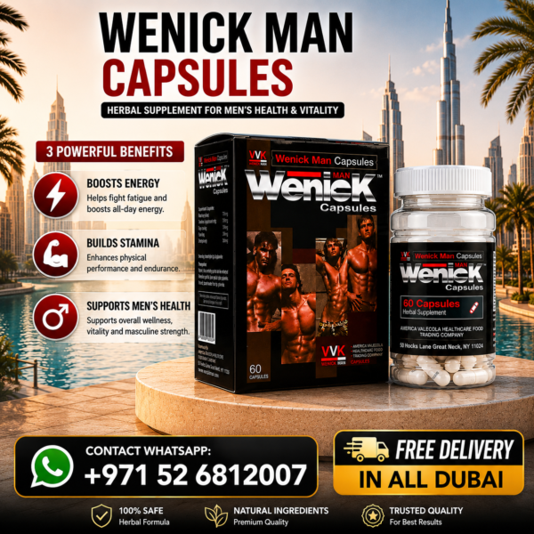 ⚡ Original Wenick 60 Capsules Premium Male Vitality & Wellness Support Formula