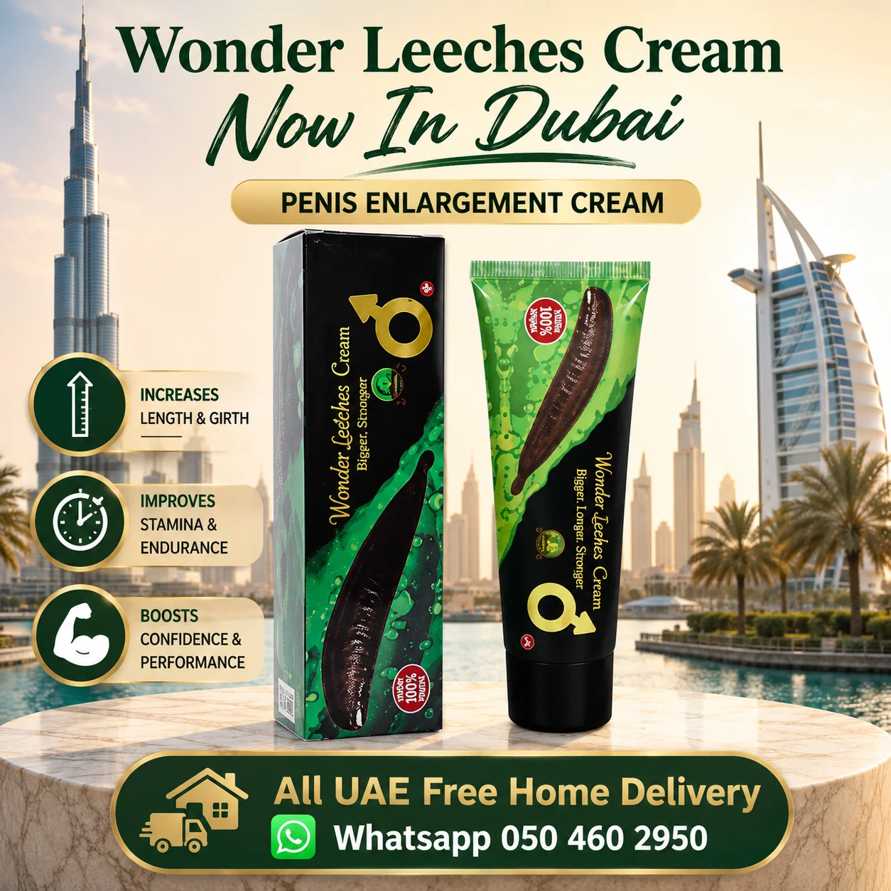 Wonder Leech Cream 50ml – Powerful Male Enhancement Cream for Performance Wonder Leech Cream 50ml – Powerful Male Enhancement Cream for Performance