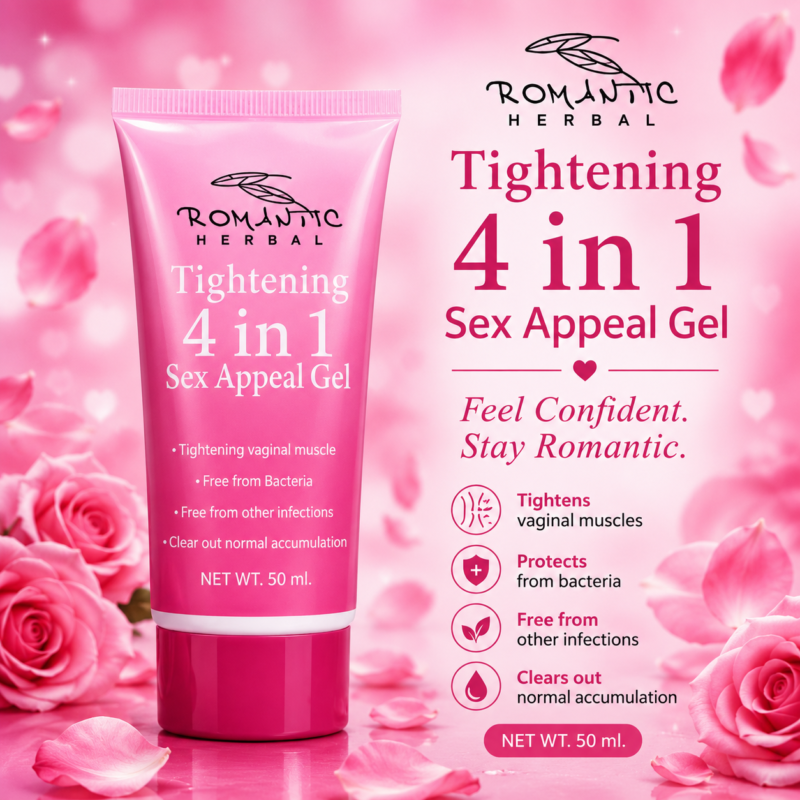 🌸 romantic herbal tightening 4 in 1 sex appeal gel 50ml